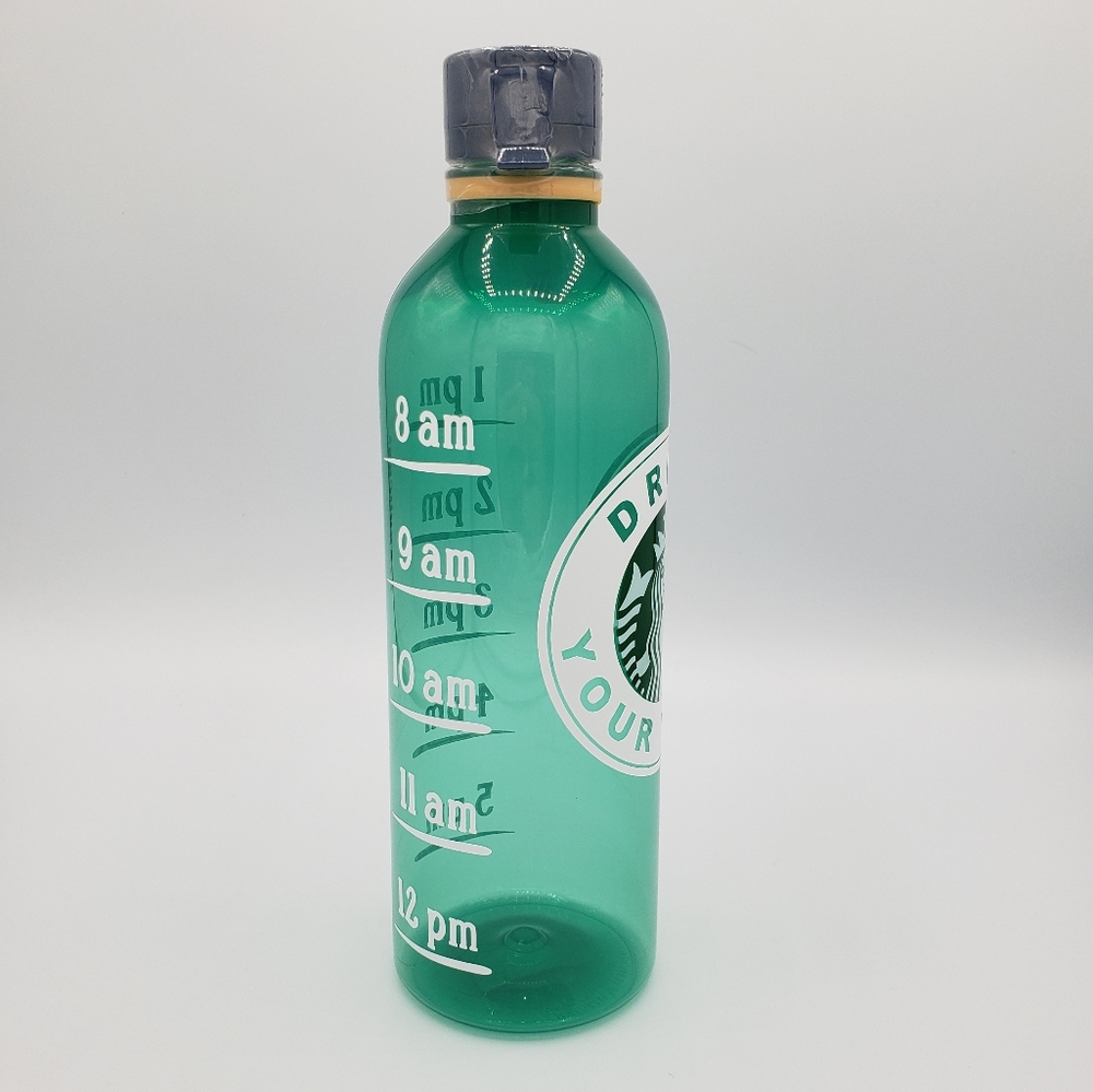 Starbucks water bottle custom water intake log - Picture 7 of 10